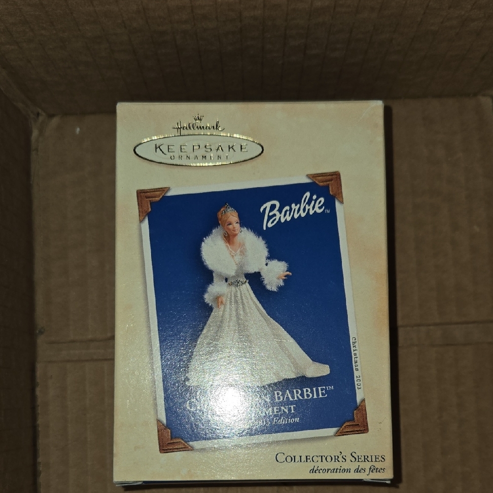 Christmas Celebration Barbie Ornament